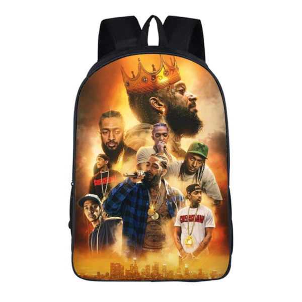 16‘’Nipsey Hussle Backpack School Bag - Image 22