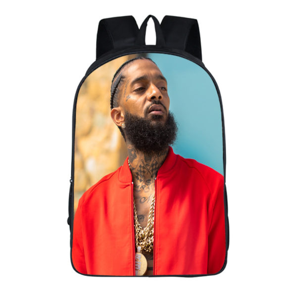 16‘’Nipsey Hussle Backpack School Bag - Image 5