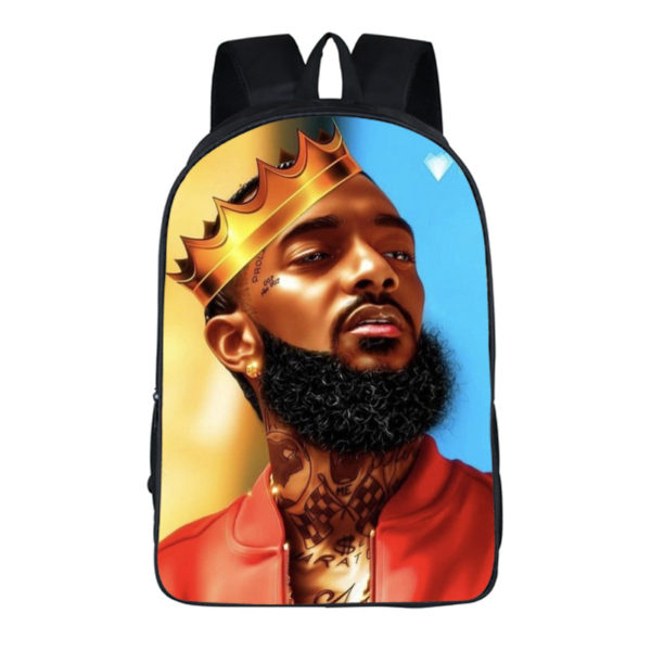 16‘’Nipsey Hussle Backpack School Bag - Image 8