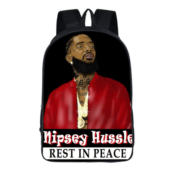 16‘’Nipsey Hussle Backpack School Bag - Image 24