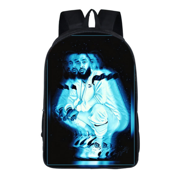 16‘’Nipsey Hussle Backpack School Bag - Image 2