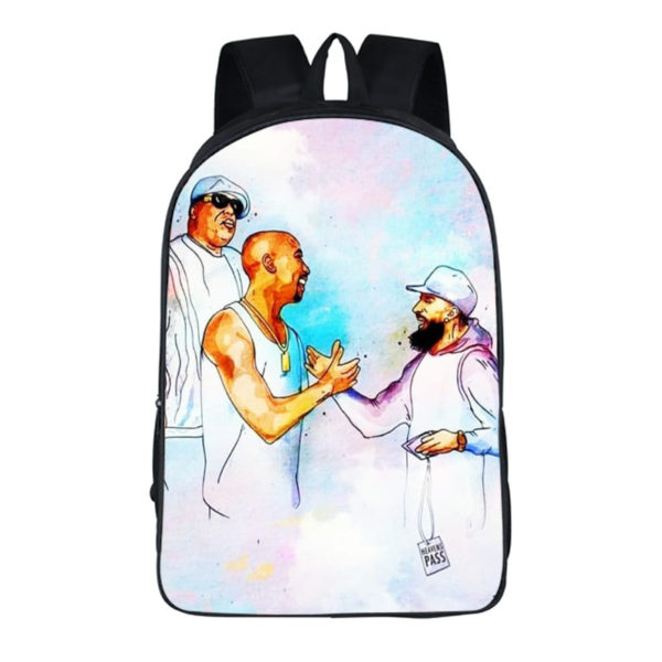 16‘’Nipsey Hussle Backpack School Bag - Image 3