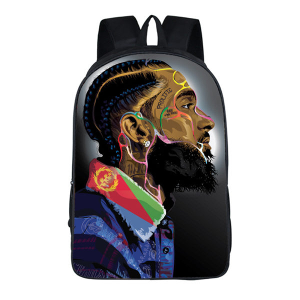 16‘’Nipsey Hussle Backpack School Bag - Image 4