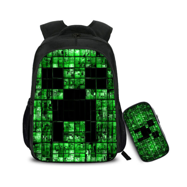 16 Inch Creeper Backpack School Bag+Pencil Bag - Image 5