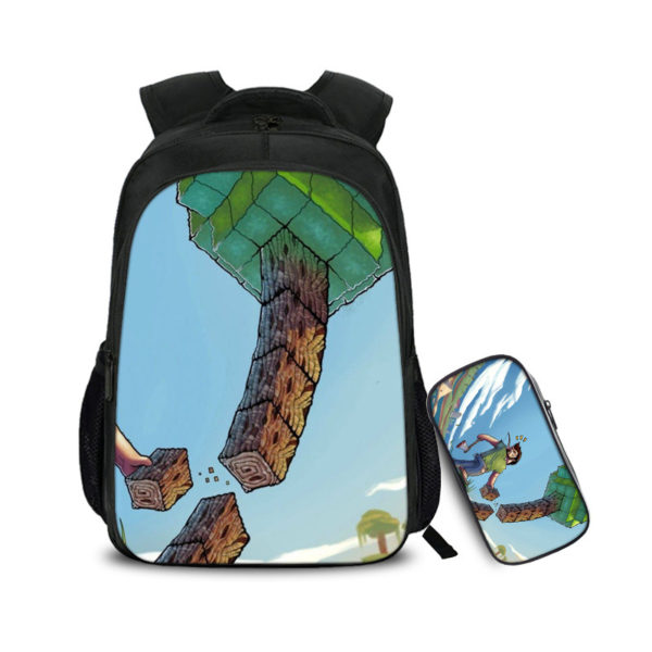 16 Inch Creeper Backpack School Bag+Pencil Bag - Image 3