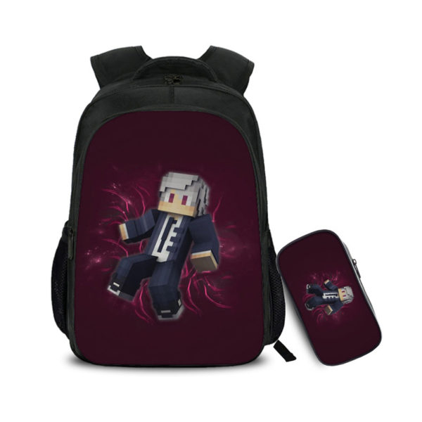 16 Inch Creeper Backpack School Bag+Pencil Bag - Image 19