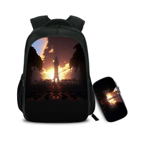 16 Inch Creeper Backpack School Bag+Pencil Bag - Image 18