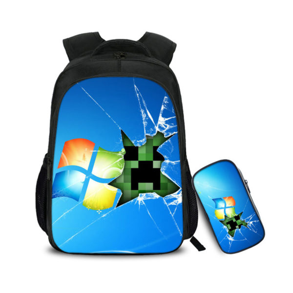 16 Inch Creeper Backpack School Bag+Pencil Bag - Image 15