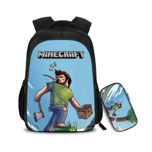 16 Inch Creeper Backpack School Bag+Pencil Bag - Image 12