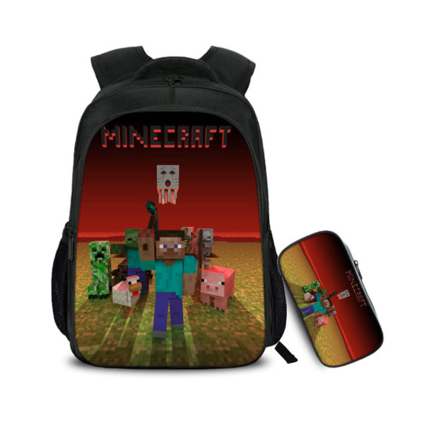 16 Inch Creeper Backpack School Bag+Pencil Bag - Image 10