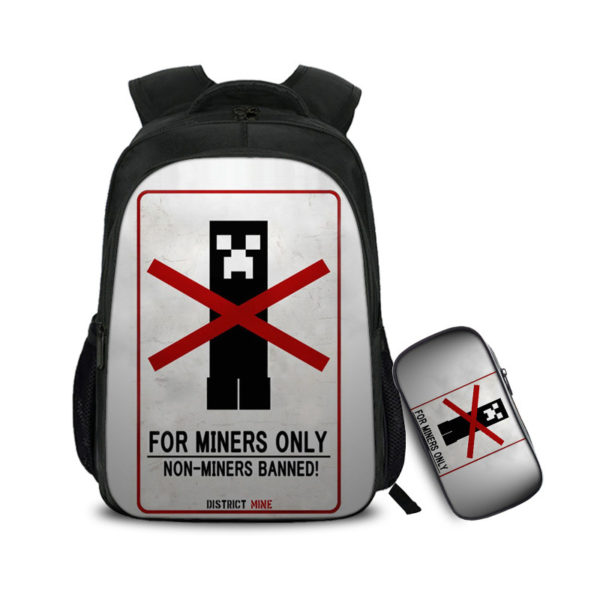 16 Inch Creeper Backpack School Bag+Pencil Bag - Image 8