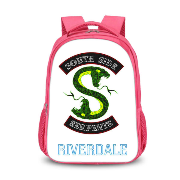 16‘’Riverdale Backpack School Bag Red - Image 8