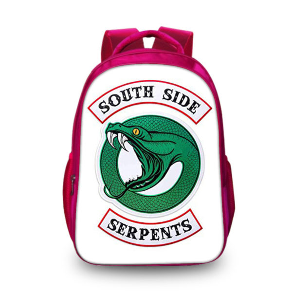 16‘’Riverdale Backpack School Bag Red - Image 9