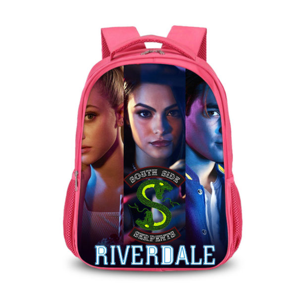 16‘’Riverdale Backpack School Bag Red - Image 10