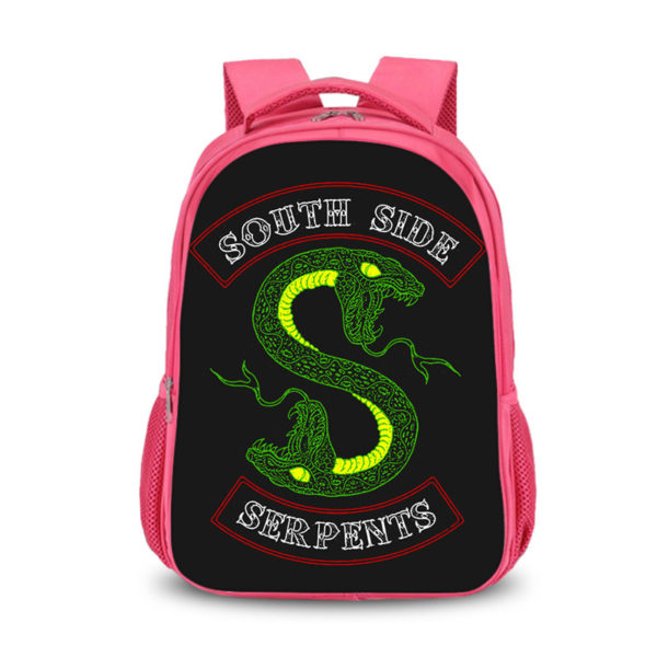 16‘’Riverdale Backpack School Bag Red - Image 2