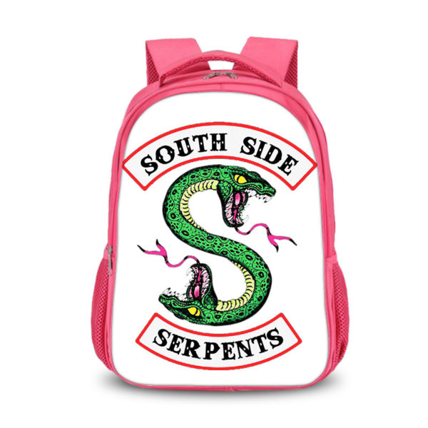 16‘’Riverdale Backpack School Bag Red - Image 3