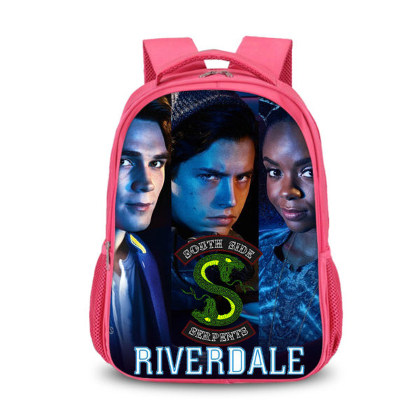 16‘’Riverdale Backpack School Bag Red - Image 4