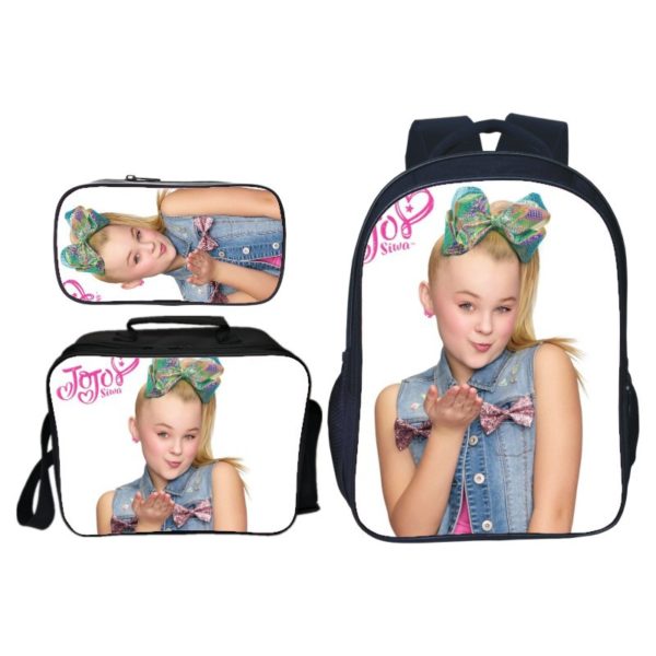 16″Jojo Siwa Backpack School Bag+Lunch Bag+Pencil Bag - Image 8