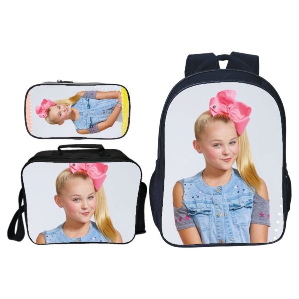 16″Jojo Siwa Backpack School Bag+Lunch Bag+Pencil Bag - Image 9