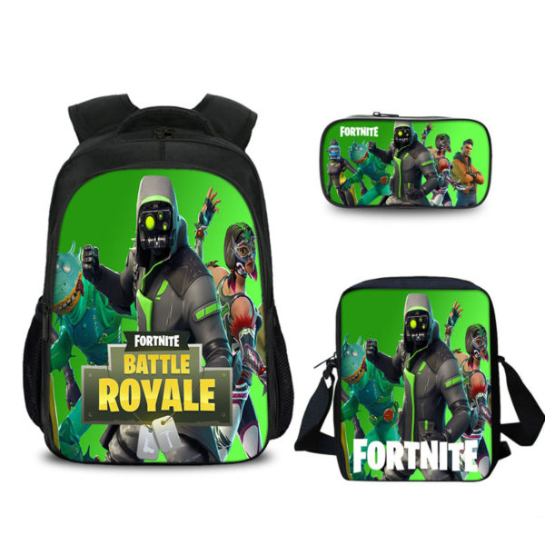 16″S6 Fortnite Backpack School Bag+Messenger Bag+Pencil Bag - Image 11