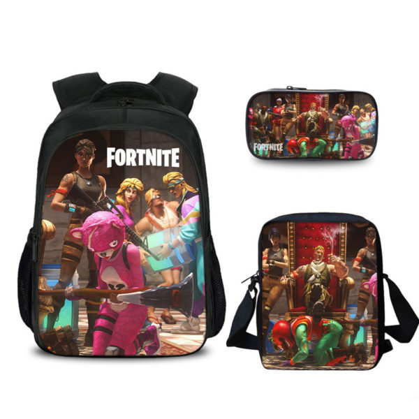 16″S6 Fortnite Backpack School Bag+Messenger Bag+Pencil Bag - Image 16