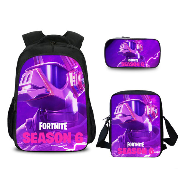 16″S6 Fortnite Backpack School Bag+Messenger Bag+Pencil Bag - Image 2