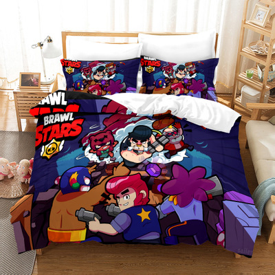 Brawl Stars 3 Piece Bed Set Giftanime - brawl stars pièce