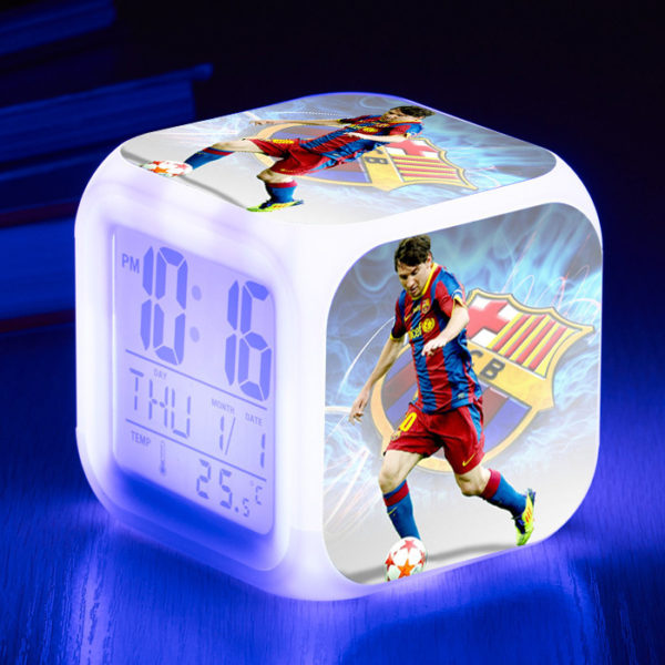 Messi  7 Colors Change Digital Alarm LED Clock - Image 15