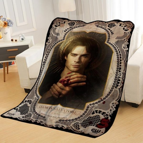 Ian Somerhalder Blankets Printing Soft Nap Blanket On Home/Sofa/Office Portable Travel Cover Blanket - Image 2