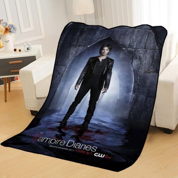 Ian Somerhalder Blankets Printing Soft Nap Blanket On Home/Sofa/Office Portable Travel Cover Blanket