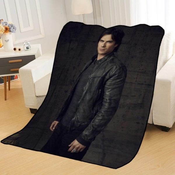 Ian Somerhalder Blankets Printing Soft Nap Blanket On Home/Sofa/Office Portable Travel Cover Blanket - Image 12