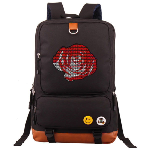 Juice Wrld Canvas Backpack Shoulder School Bag - Image 20