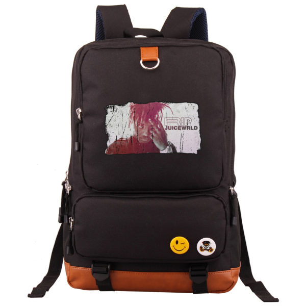 Juice Wrld Canvas Backpack Shoulder School Bag - Image 3