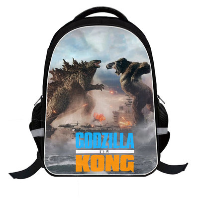 Godzilla vs King Kong schoolbag three-piece combination set