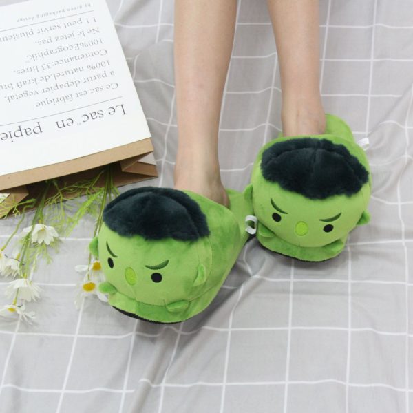 Hulk Indoor Warmful Plush Slippers Gift - Image 2