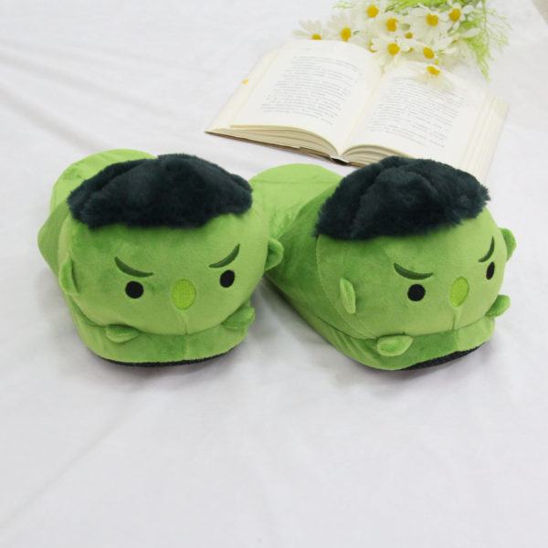 Hulk Indoor Warmful Plush Slippers Gift - Image 3