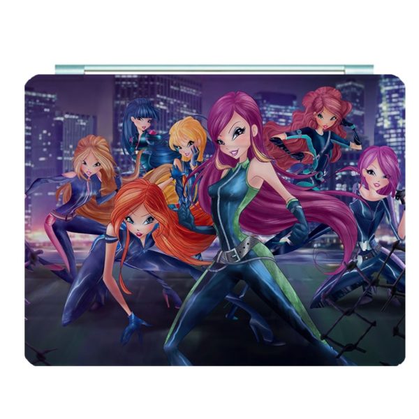 Winx Club Ipad Leather Case Advanced Pu Leather Protective Cover Automatic Wake Up and Sleep Magnetic Closure Multiple Angle Bracket - Image 24