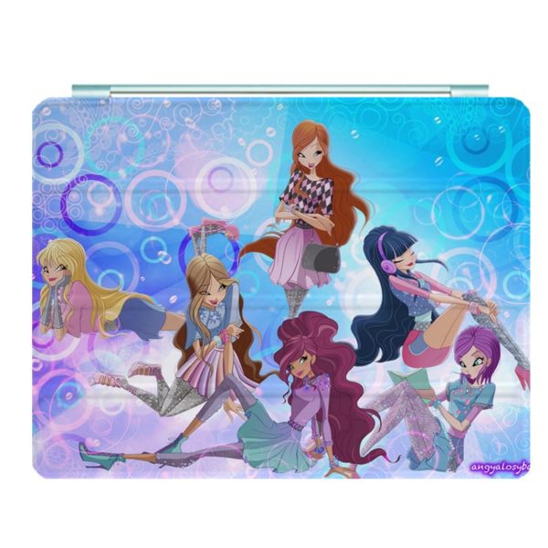 Winx Club Ipad Leather Case Advanced Pu Leather Protective Cover Automatic Wake Up and Sleep Magnetic Closure Multiple Angle Bracket - Image 25