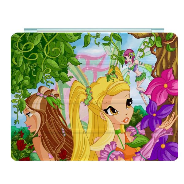 Winx Club Ipad Leather Case Advanced Pu Leather Protective Cover Automatic Wake Up and Sleep Magnetic Closure Multiple Angle Bracket - Image 13