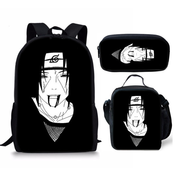 18 Inch NARUTO Backpack School Bag+Lunch Bag+Pencil Bag - Image 18