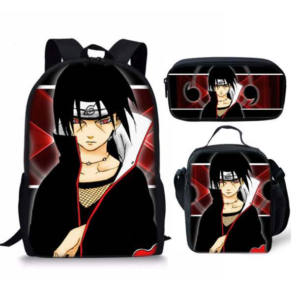 18 Inch NARUTO Backpack School Bag+Lunch Bag+Pencil Bag - Image 34