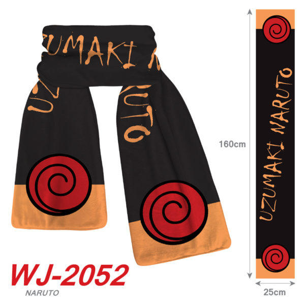 NARUTO crystal velvet scarf warm autumn and winter scarf - Image 9