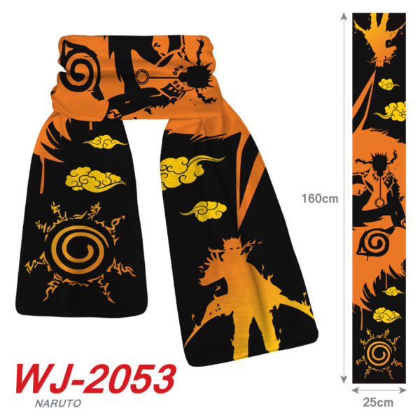 NARUTO crystal velvet scarf warm autumn and winter scarf - Image 8