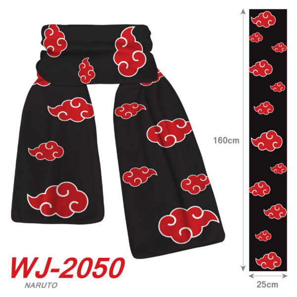 NARUTO crystal velvet scarf warm autumn and winter scarf - Image 2