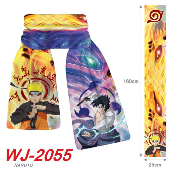 NARUTO crystal velvet scarf warm autumn and winter scarf - Image 6