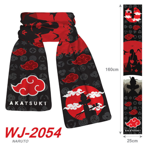 NARUTO crystal velvet scarf warm autumn and winter scarf - Image 7