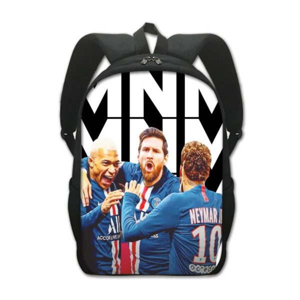 Leo Messi Backpack Kids Youth Student High Capacity Waterproof School Bag Birthday Gifts - Image 5