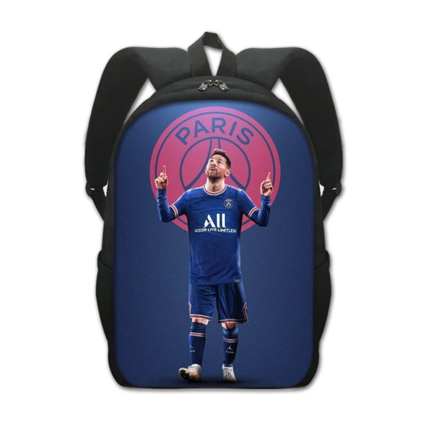 Leo Messi Backpack Kids Youth Student High Capacity Waterproof School Bag Birthday Gifts - Image 18