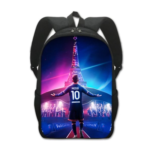 Leo Messi Backpack Kids Youth Student High Capacity Waterproof School Bag Birthday Gifts - Image 19