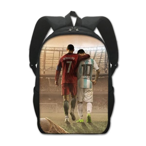 Leo Messi Backpack Kids Youth Student High Capacity Waterproof School Bag Birthday Gifts - Image 26